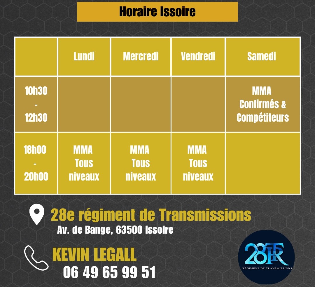 Planning MMA Ceyrat
